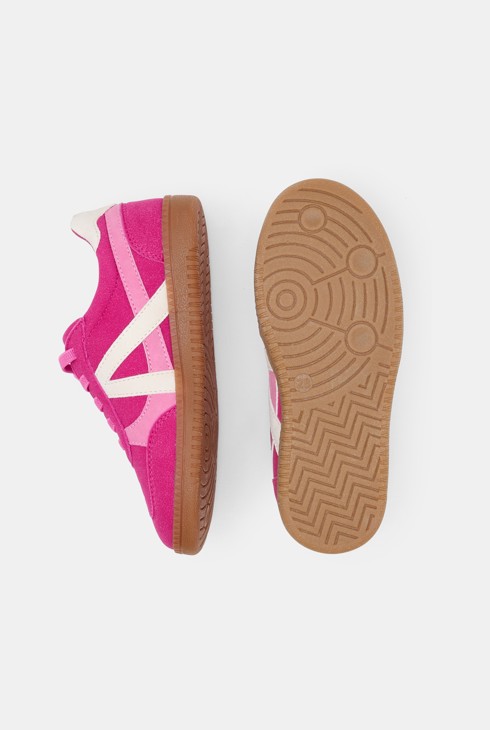 Baskets roses fille 2