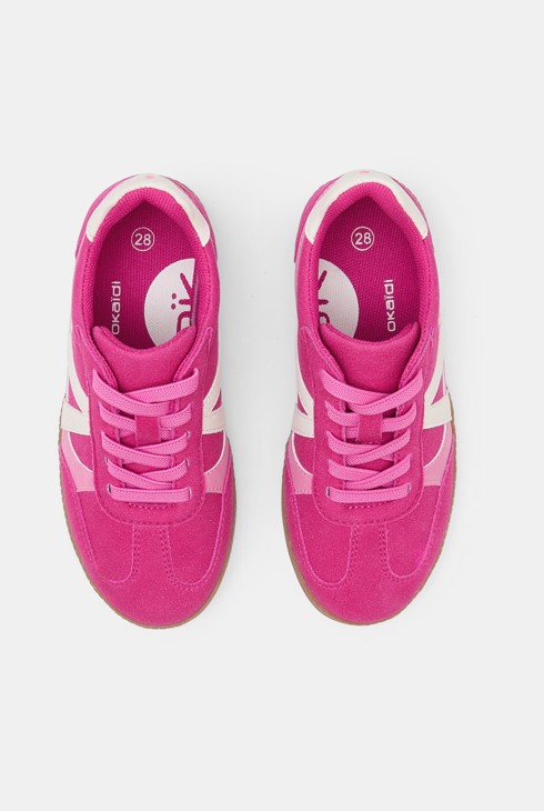 Baskets roses fille 2