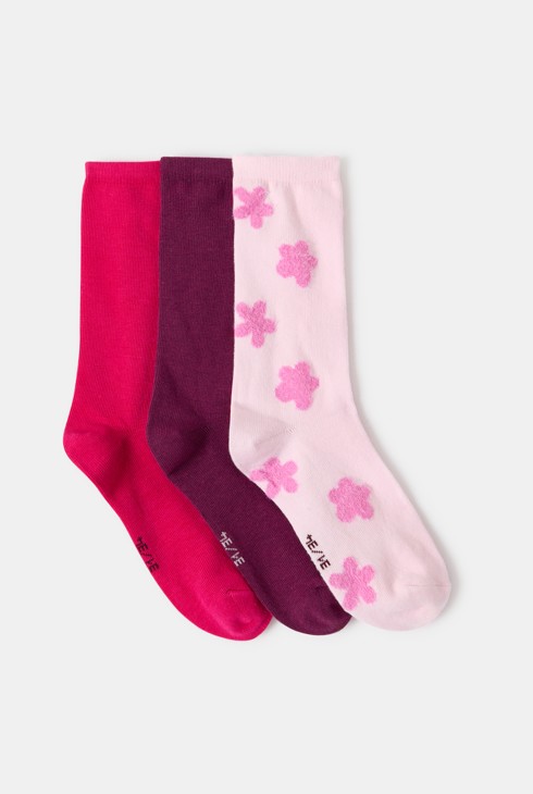 Lot de chaussettes roses fille 1