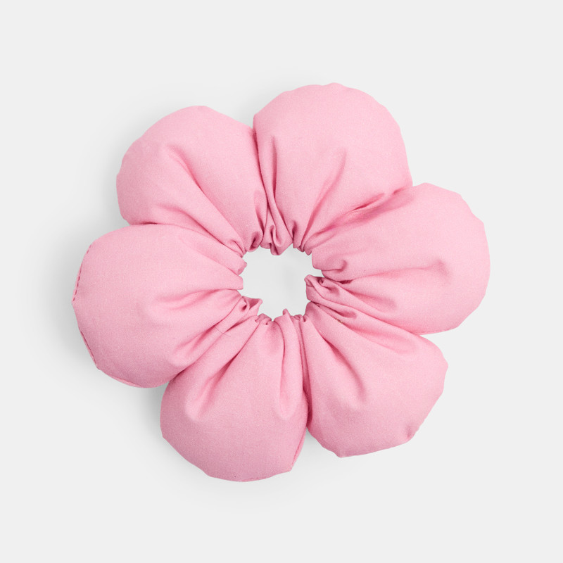 Blumen-Haargummi in Rosa für Mädchen