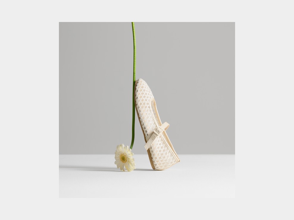 weiße Ballerinas für Mädchen 2