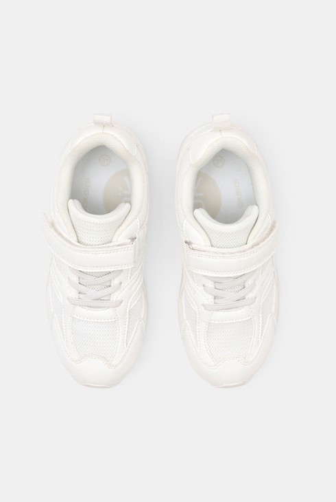 Baskets running blanc garçon 2