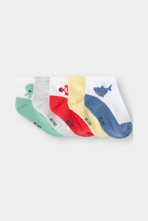 Chaussettes basses multicolores bébé garçon (lot de 5) 1