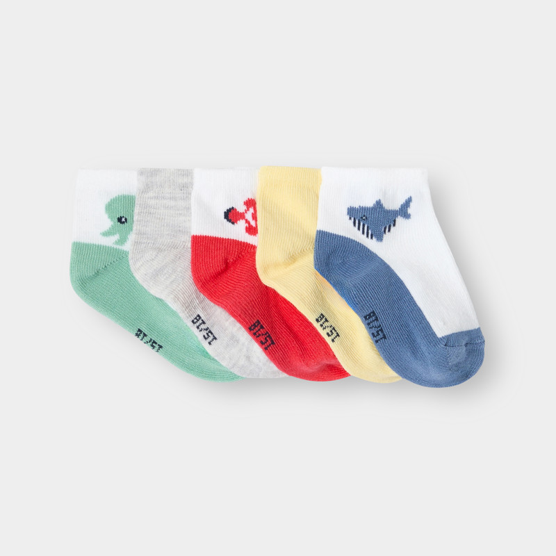 Söckchen bunt Kleinkind Junge (5er-Pack)