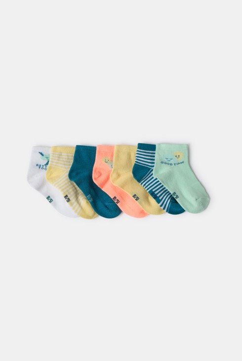 Lot de chaussettes multicolores bébé garçon 1
