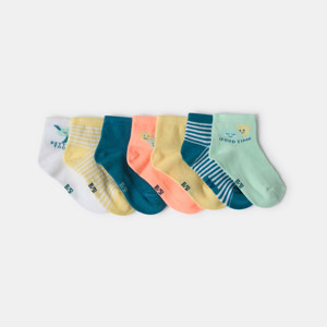 Lot de chaussettes multicolores bébé garçon