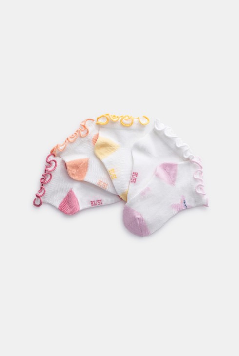 Set veelkleurige babysokjes voor babymeisjes 1