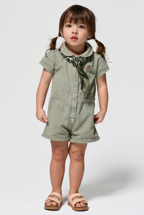 Kombishorts khakigrün Kleinkind Mädchen 1