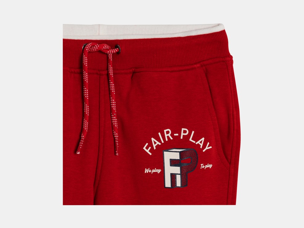 Rote Jogginghose für Jungen 2
