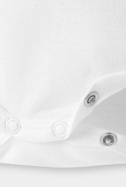 Body col US blanc bébé fille (lot de 3) 2