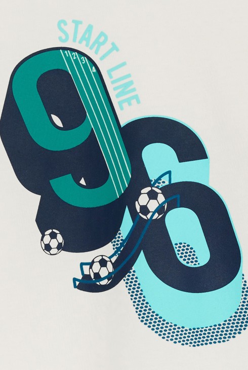 Camiseta de manga larga sport blanco niño 2