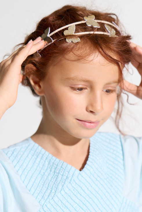 Haarreif weiß Blumen Mädchen 1