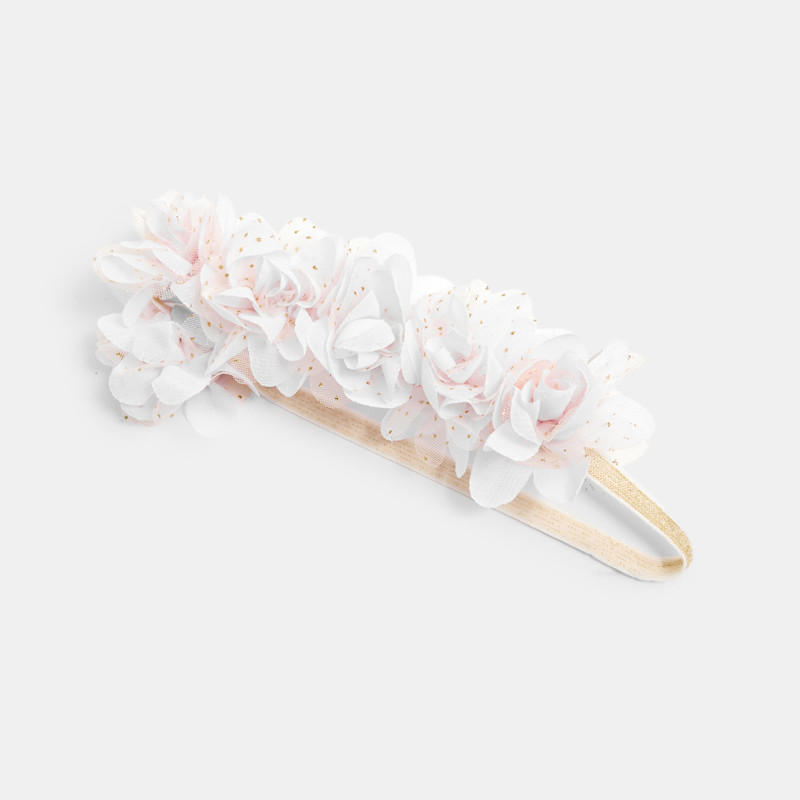 Haarreif geblümt rosa Mädchen