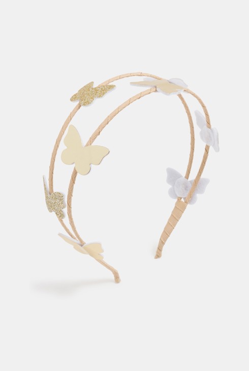 Diadema papallones irisada nena 1