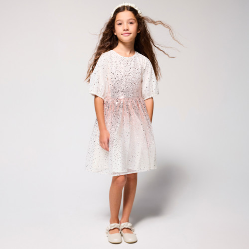 Robe Dorée À Paillettes Fille - Gold - 8A - OKAIDI