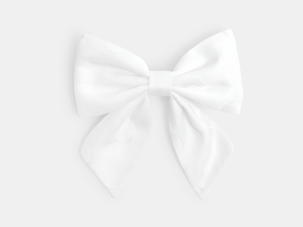 Schleifen-Haarspange in Weiß für Mädchen 2