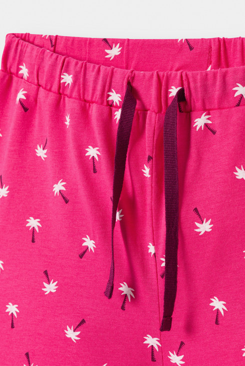Ensemble de pyjama rose fille 2