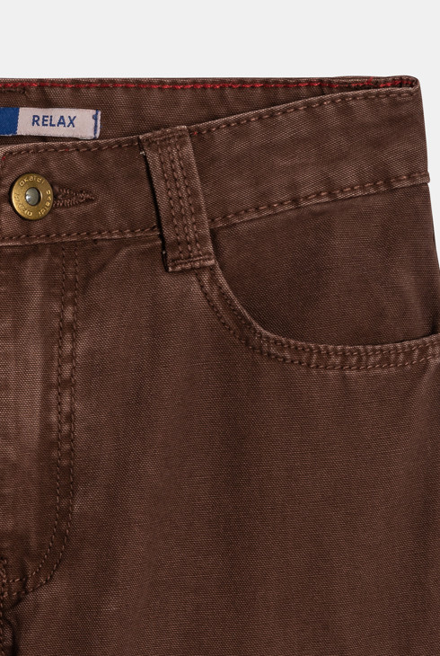 Hose Baumwolle braun Jungen 2