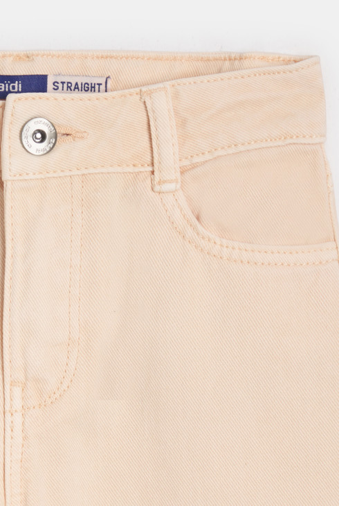 Pantalon rose à volant Fille 2