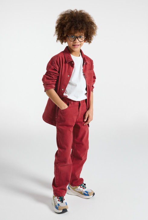 Vaquero regular rojo niño 1
