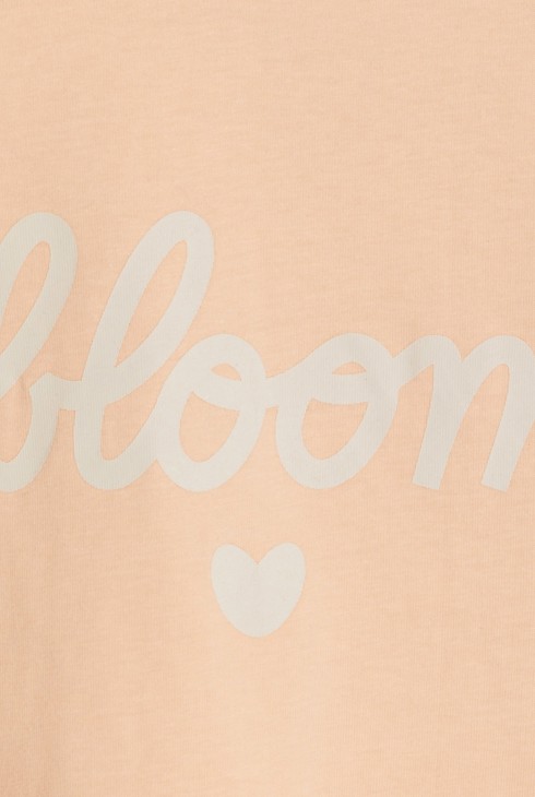 T-shirt orange à volants Fille 2