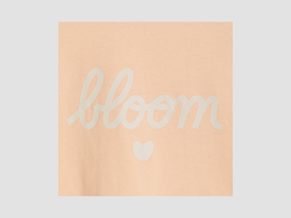 Dekliška oranžna majica z volančki 2