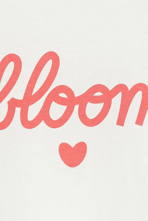 T-shirt blanc à volants Fille 2