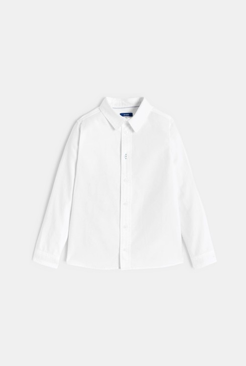 Weißes Langarmshirt Jungen 2