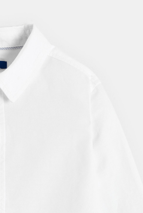 Chemise blanche manches longues Garçon