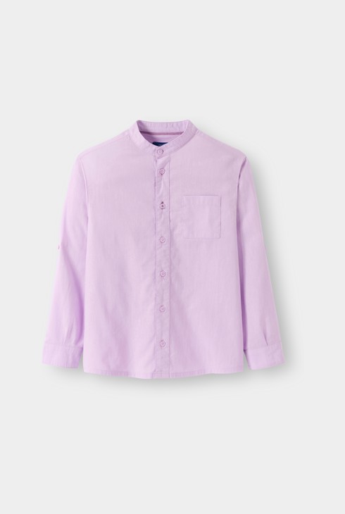 Chemise lilas garçon 1