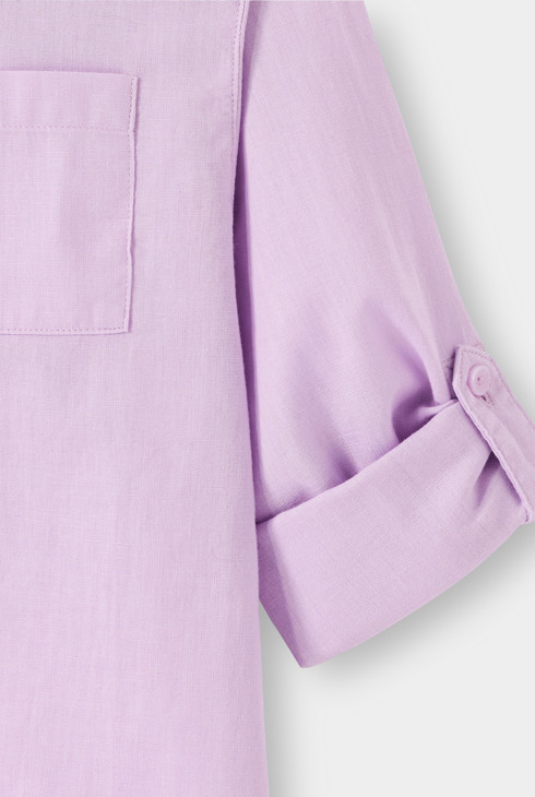 Chemise lilas garçon 2