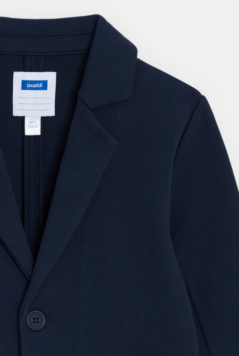 Veste blazer bleu marine garçon