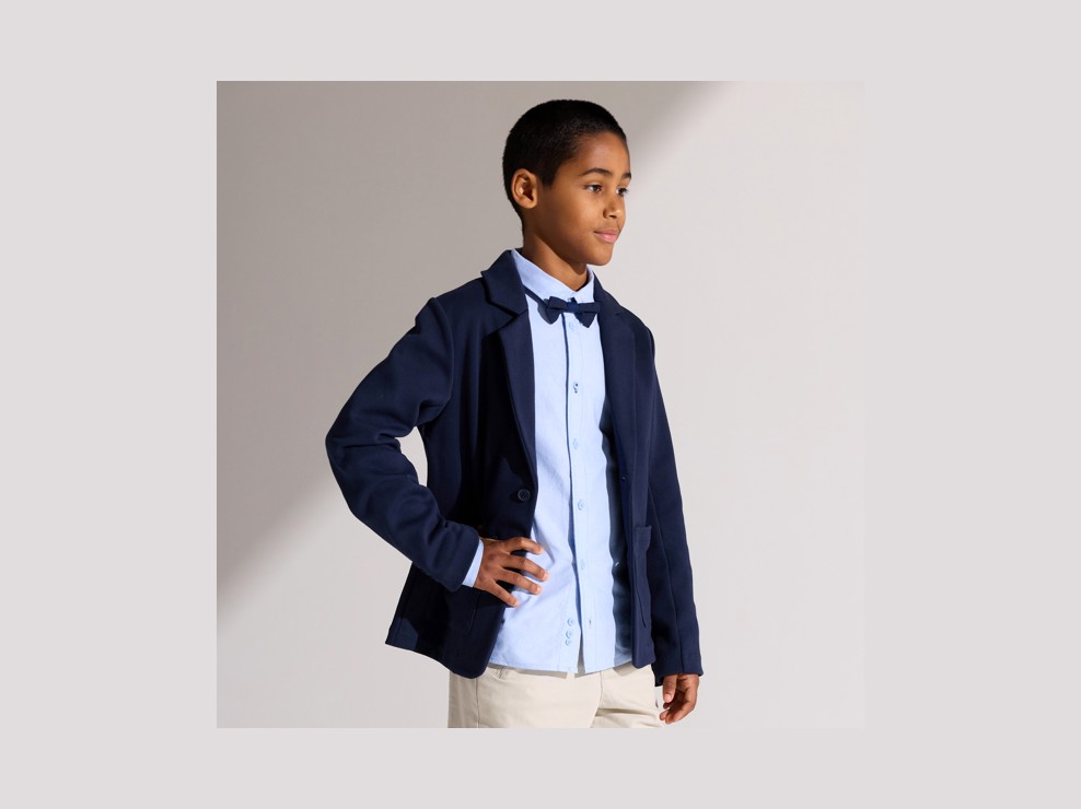 Veste blazer bleu marine garçon 1