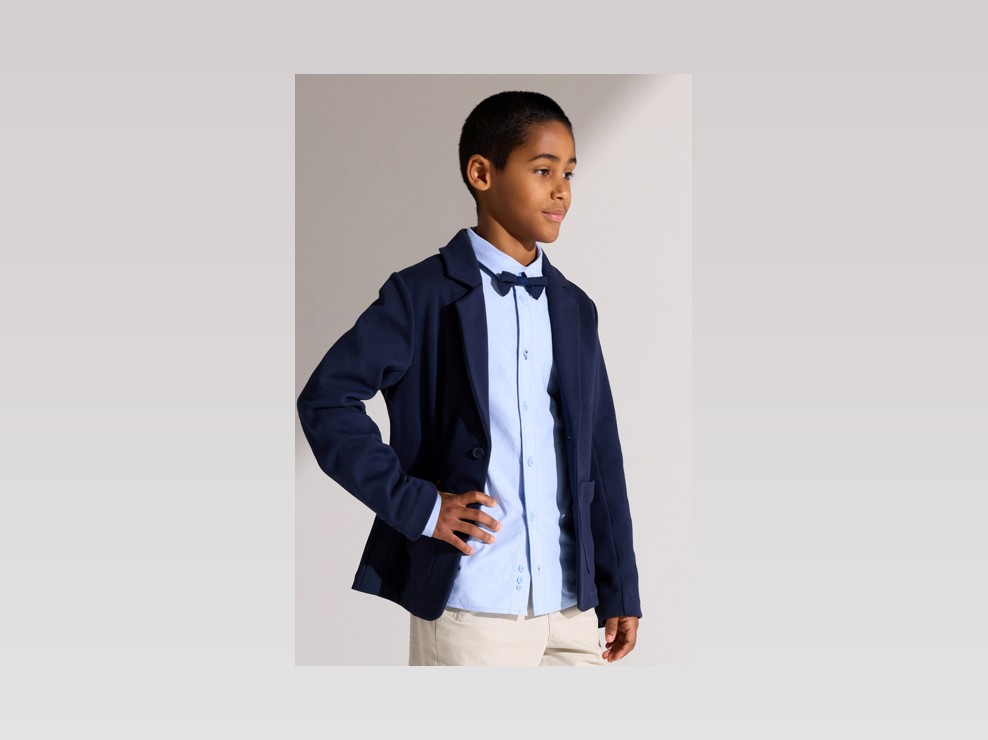 Veste blazer bleu marine garçon 1