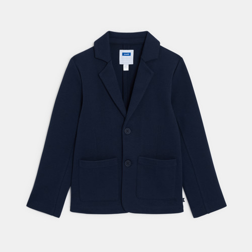 Veste Blazer Bleu Marine Garçon - Bleu Navy - 4A - OKAIDI