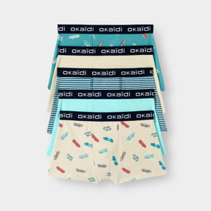 Boxers bleu garçon (lot de 5)