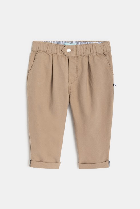 Pantalon à pinces beige bébé garçon 2