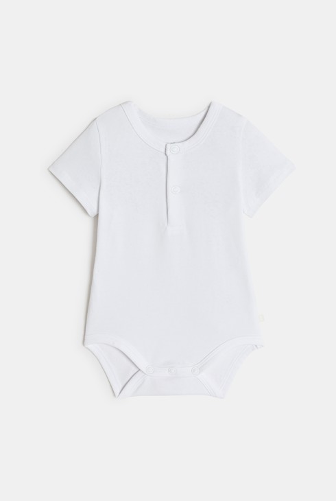 Salopette bouclette et body bleu clair bébé garçon 2