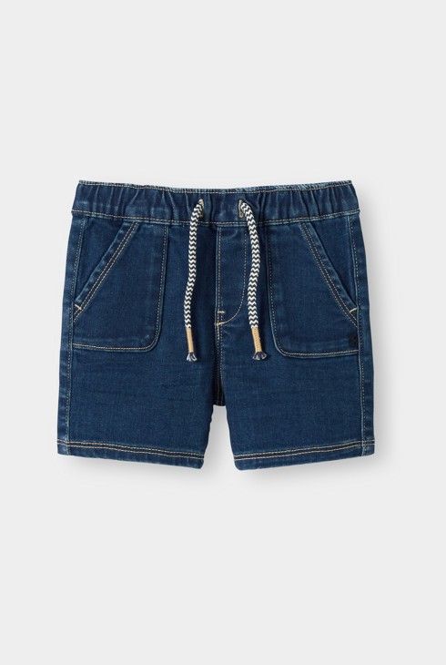 Bermuda jean bleu bébé garçon 1