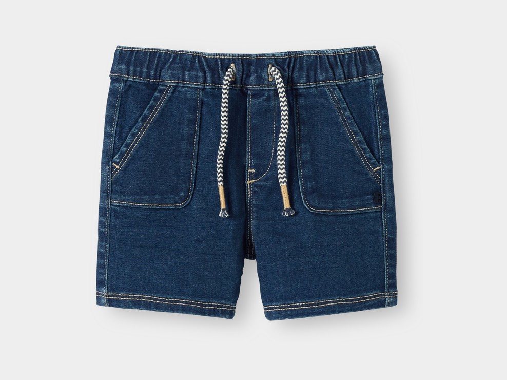 Bermuda jean bleu bébé garçon 1
