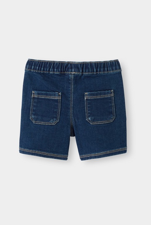 Bermuda jean bleu bébé garçon 2