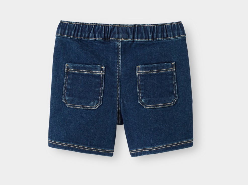 Bermuda jean bleu bébé garçon 2
