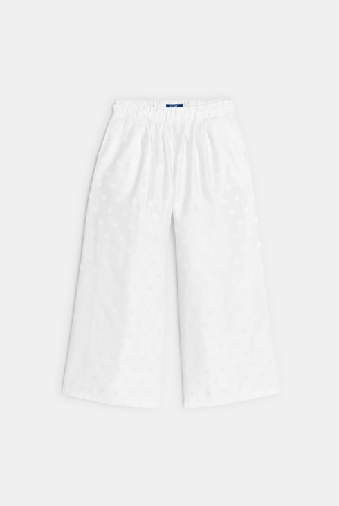Pantalons amples de punts blanc nena 1