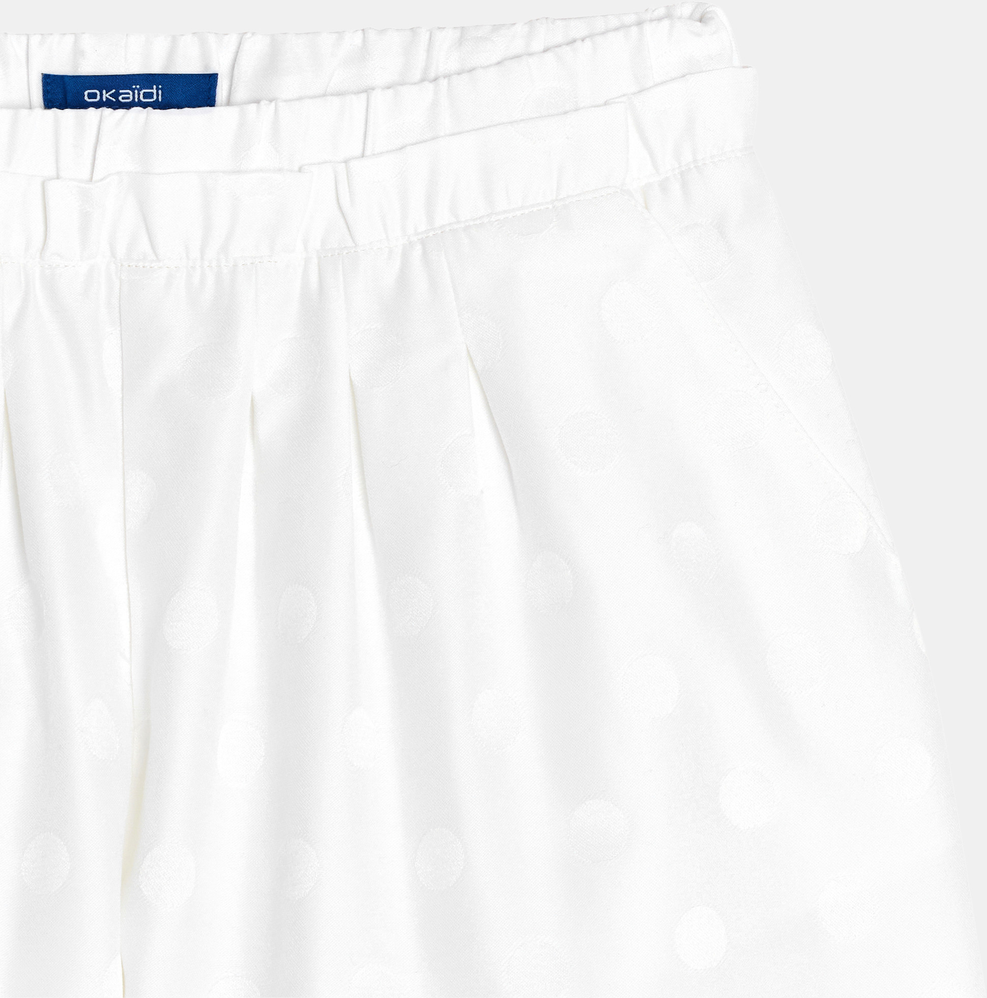 Pantalons amples de punts blanc nena 2