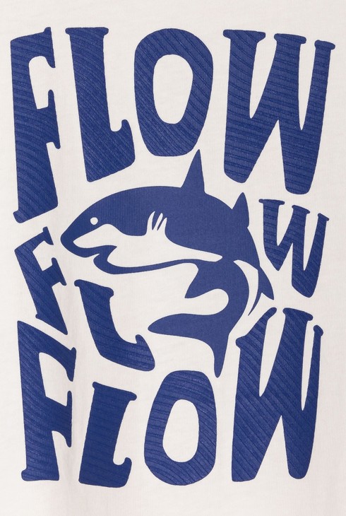 Camiseta tiburón blanco y azul niño 2