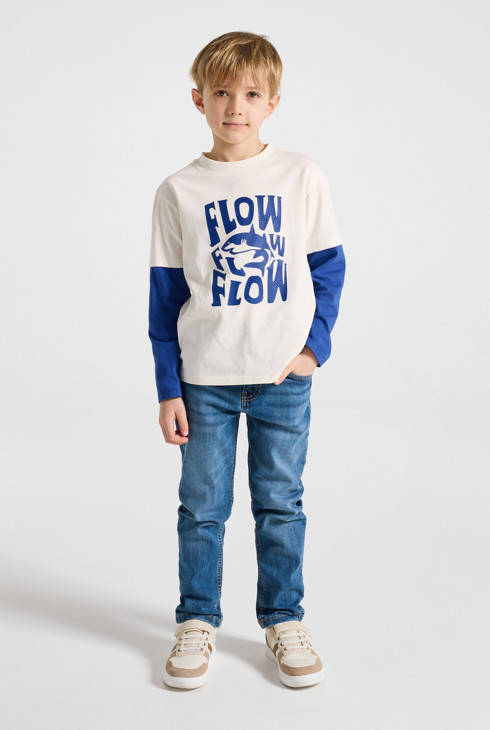 Samarreta tauró blanc i blau nen 1