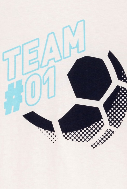 Camiseta fútbol blanca niño 2