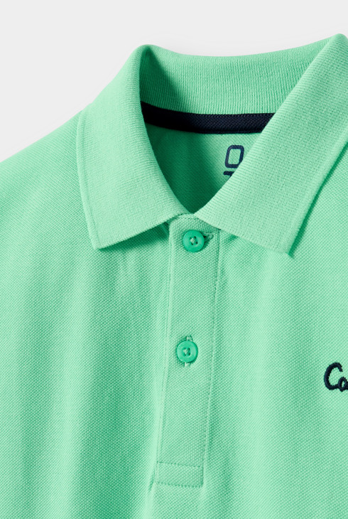 Polo vert garçon 2