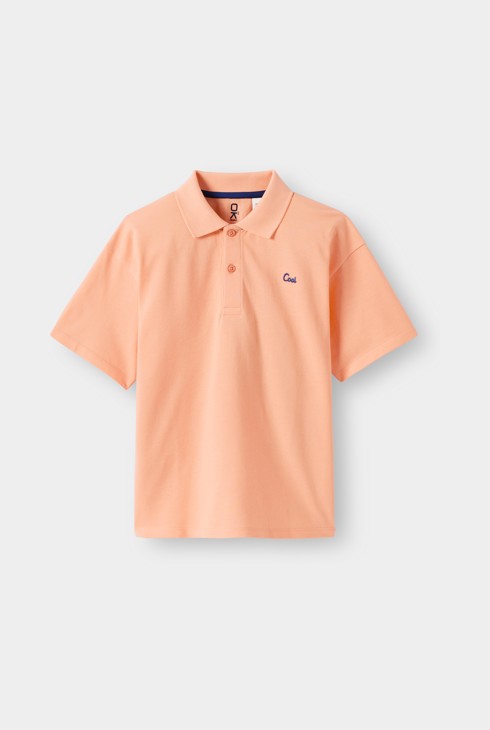 Polo orange garçon 1