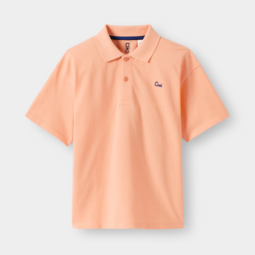 Polo Orange Garçon - Orange Aurore - 6A - OKAIDI